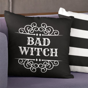 Almofada Malvado Bruxa Negra Personalizada Halloween