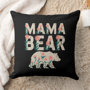 Almofada Mama Bear - Força Floral e Amor
