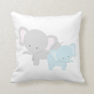 Almofada Mama Elefante & travesseiro decorativo do bebê