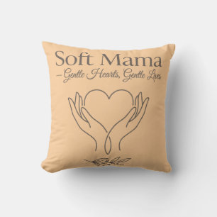 Almofada Mama Soft: Corações Gentis, Vidas Gentis