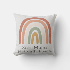 Almofada Mama Soft Gentil Boho Arco-íris Estético