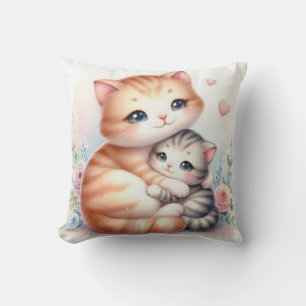 Almofada Mamãe e Baby Cat