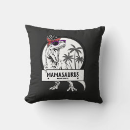 Almofada Mamasaurus Mãe T rex Dino Engraçado Nome Personali