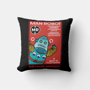 Almofada Man Robot O Homem Perfeito
