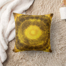 Mandala Amarelo do Chakra do Plexo Solar
