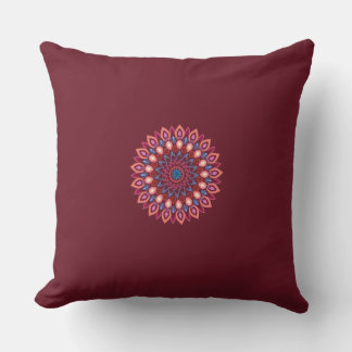 Almofada mandala art Throw Pillow