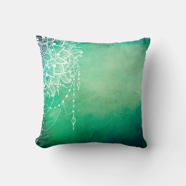 Almofada Mandala background mandala spiritual (Frente)