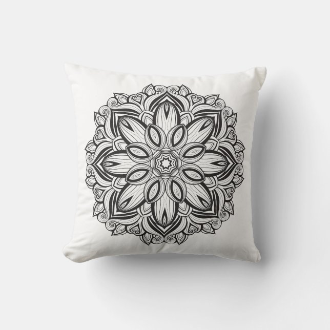 Almofada Mandala bonita (Frente)