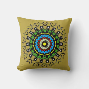 Almofada Mandala Floral Sem Costura