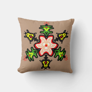 Almofada Mandala Floral Verde