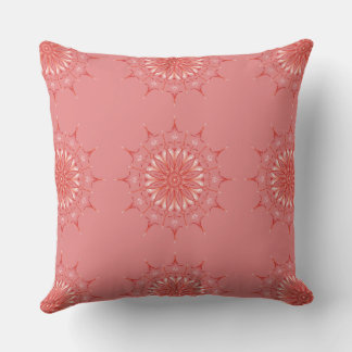 Almofada mandala mod de pêssego