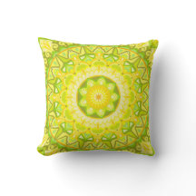 Mandalá Primavera Verde Amarelo Floral Boho