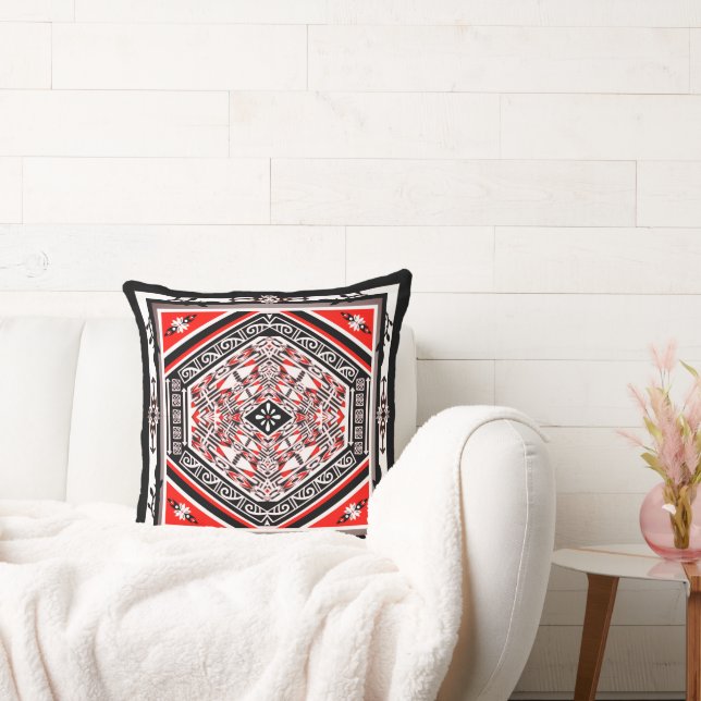 Almofada Mandala Tribal Novo (Sofá)