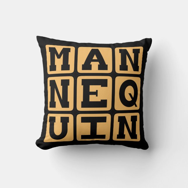 Almofada Manequim, Boneco de Moda (Frente)