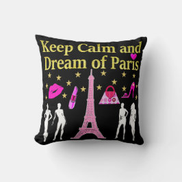 ALMOFADA MANTENHA CALMA E SONHO DE PARIS