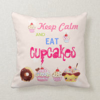 Mantenha calmo e coma cupcakes
