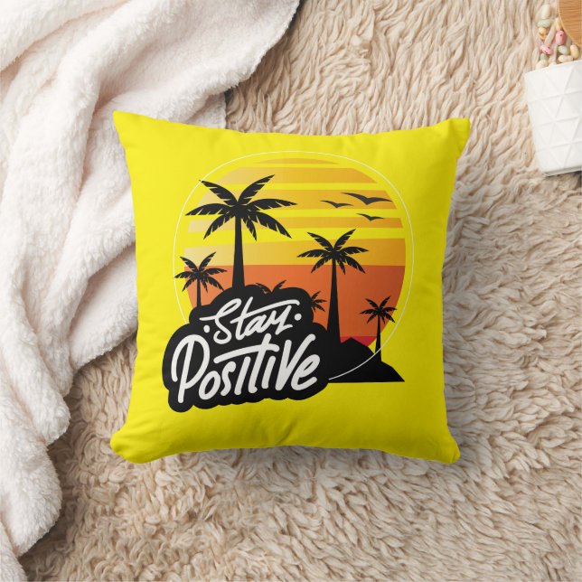 Almofada Mantenha-se positivo (Cobertor)