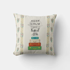 Almofada Manter Viagem de Calma no Travesseiro decorativo