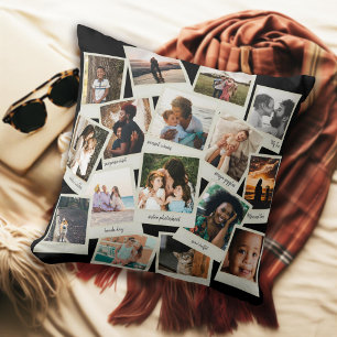 Almofada Manutenção de Colagem de Fotos Personalizada