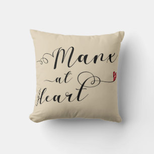 Almofada Manx Em Cushion, Ilha de Man