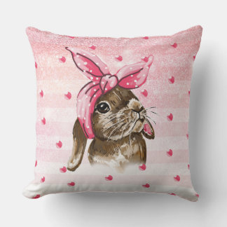Almofada Mão de Bunny pintou brilho