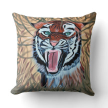 Mão de Tigre pintada na canvas