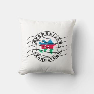 Almofada Map of Azerbaijan, Postal Passport Stamp, Travel S