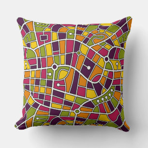 Almofada Map Pattern 030520 - Cores 05