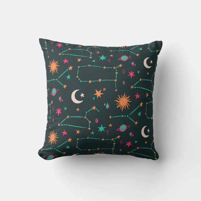 Almofada Mapa Celestial das Estrelas (Frente)