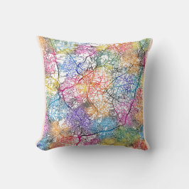 Almofada Mapa da Cidade da Nigéria Ibadan