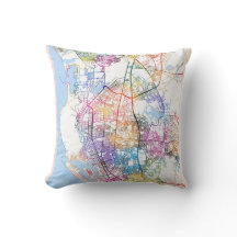 Mapa da cidade de Kaohsiung em Taiwan