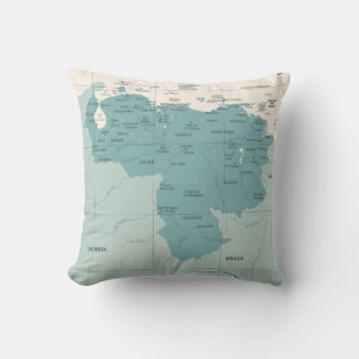 Almofada Mapa da Venezuela - Vintage - Vintage High Detaile