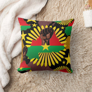 Almofada Mapa do Burkina Faso, Bandeira e Resistência à Rev