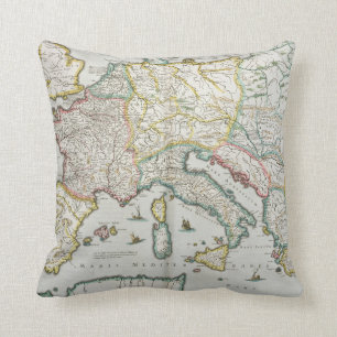 Almofada Mapa do império de Charlemagne