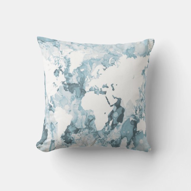 Almofada Mapa mundial de Design 103 (Frente)