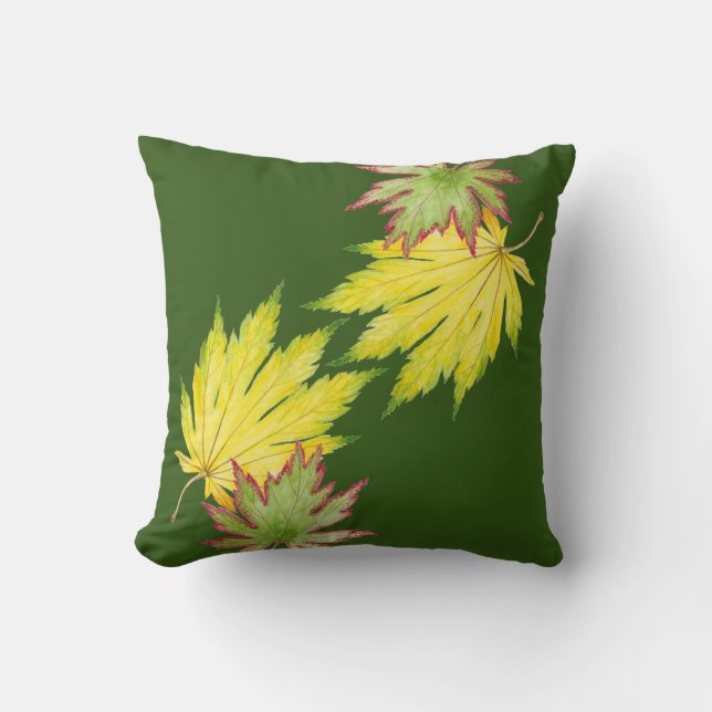 Almofada Mapeamento japonês em um Travesseiro decorativo (Frente)