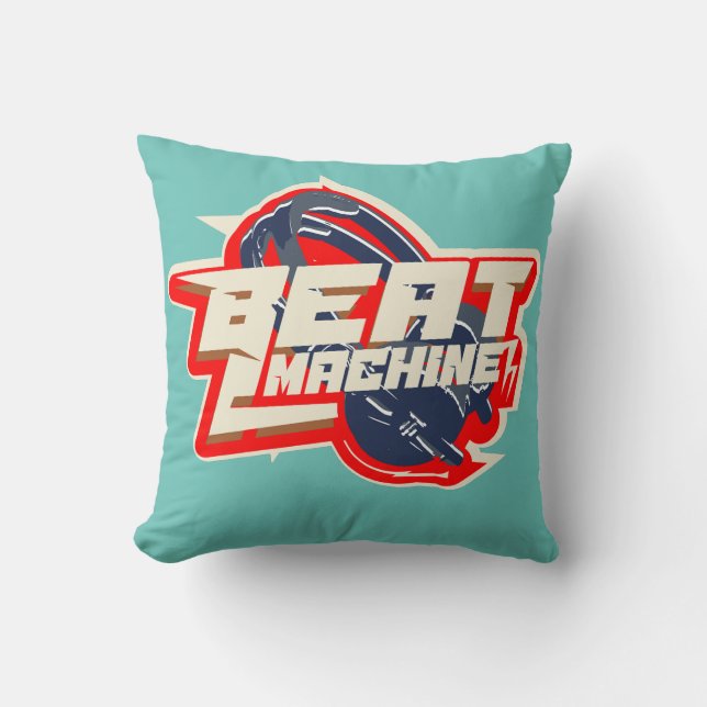 Almofada Máquina de música Beatmaker fones de ouvido antigo (Frente)