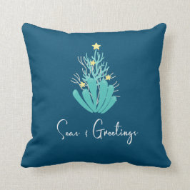 Almofada Mar Costeiro e Coral de Saudações