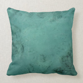 Almofada Mar tropical das caraíbas de turquesa