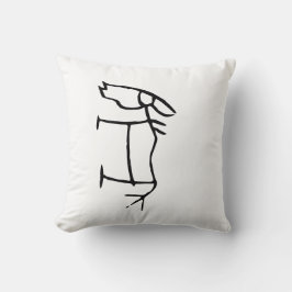 Almofada Maravilhoso chinês Zodiac-Horse-#001-