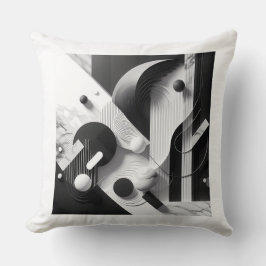Almofada Marble Echoes of Silent Geometry