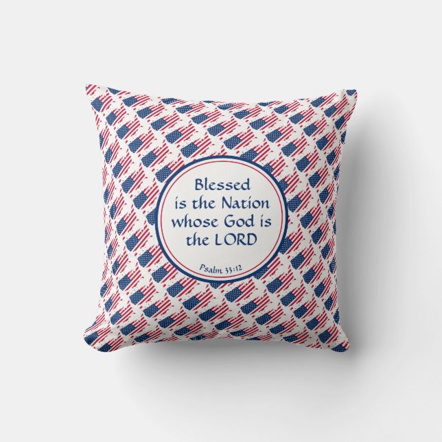 Almofada Marca Americana de Escritura Personalizada da AMÉR (Frente)