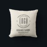Almofada Marca comercial do logotipo personalizado moderno<br><div class="desc">Marca comercial do logotipo personalizado moderno da empresa</div>