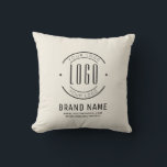 Almofada Marca comercial do logotipo personalizado moderno<br><div class="desc">Marca comercial do logotipo personalizado moderno da empresa</div>