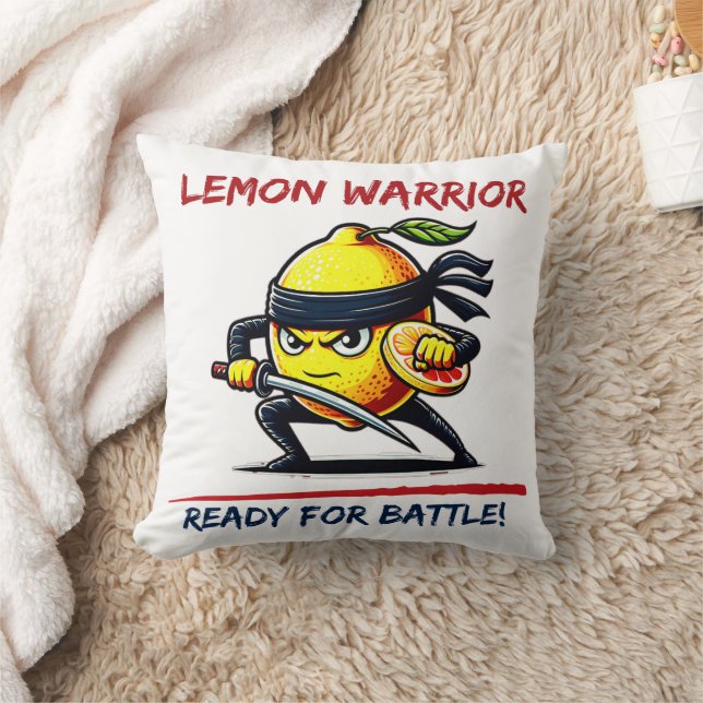 Almofada Marcial Arts Samurai Lemon Warrior (Cobertor)