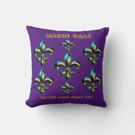 Almofada Mardi Gras Fleur De Lis