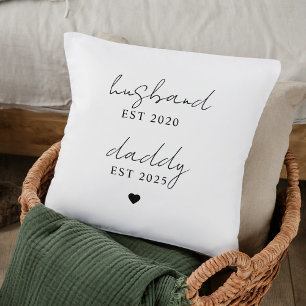 Almofada Marido Personalizado e Pai EST   Presente personal