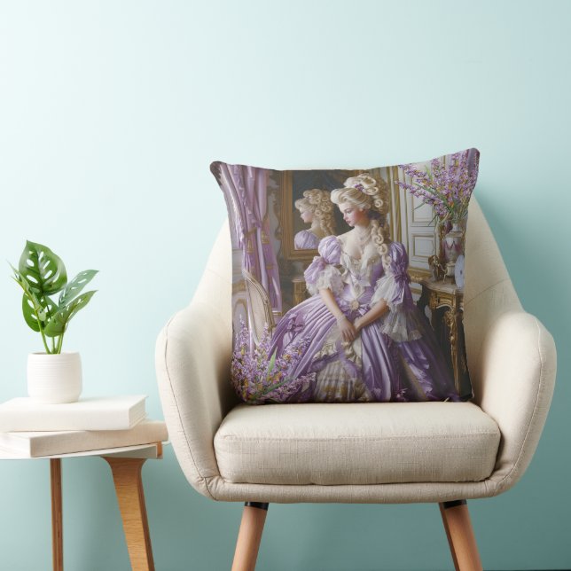 Almofada Marie Antoinette Lavender Queen pillow (Cadeira)