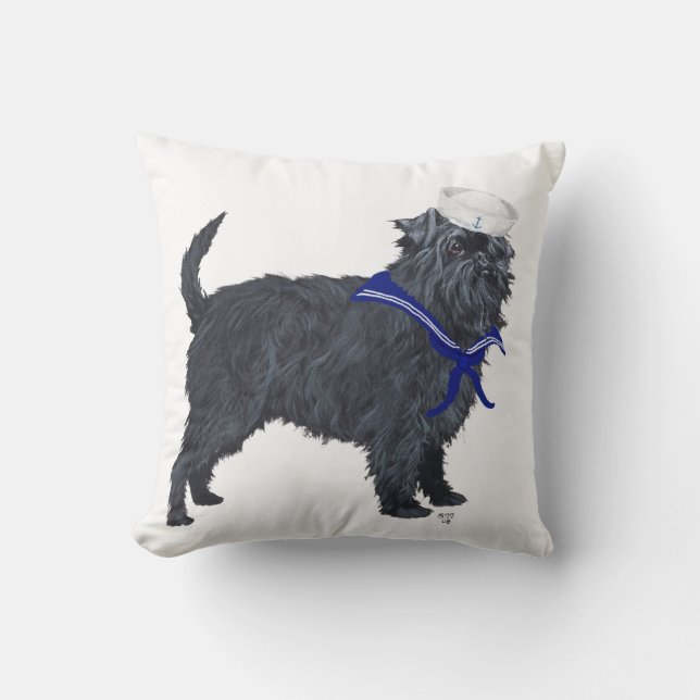 Almofada Marinheiro Affenpinscher (Frente)