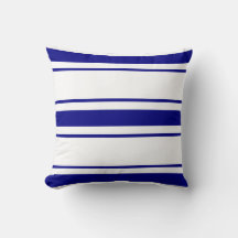 Marinho Blue e White Stripes